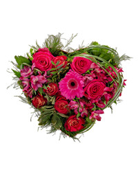 gerbera alstroemerias and roses